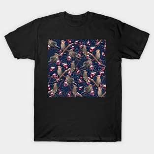 Cedar waxwings - Bohemian Waxwings T-Shirt